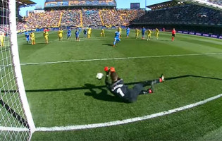 Sergio Asenjo defende dois penaltis no Villarreal CF 1-0 Getafe CF