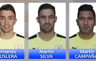 Fernando Muslera, Martín Silva e Martín Campaña convocados para o Mundial’2018 pelo Uruguai