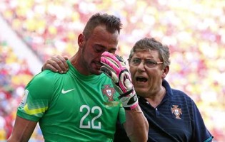 Mundial’2014: Beto Pimparel defende até às lágrimas após Rui Patrício sofrer (e Eduardo Carvalho ainda jogou)