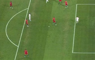 Rui Patrício desvia remate para a trave – Portugal 3-3 Espanha