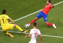 Keylor Navas v. Vladimir Stojkovic – Costa Rica 0-1 Sérvia – Estatísticas