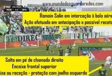 Ação do Guarda-Redes e interpretação: Romain Salin em saída a bola área – Moreirense 1-3 Sporting CP