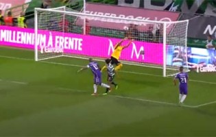 Cristiano Figueiredo é batido mas aparece em destaque – Sporting CP 2-1 Vitória FC