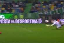 Ricardo Nunes desvia remate no fim dos 45′ – Sporting CP 2-1 GD Chaves