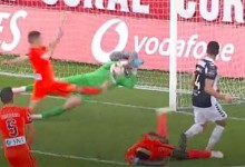 Helton Leite fecha a baliza em dupla-defesa após outras intervenções – CD Nacional 0-0 Boavista FC