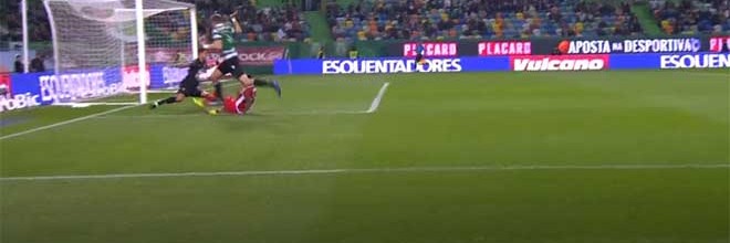 Renan Ribeiro respondeu a três investidas – Sporting CP 4-1 CD Aves