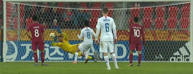 Shehab Mamdouh defende grande penalidade e evita outros golos – Estados Unidos 1-0 Qatar (Mundial sub-20)