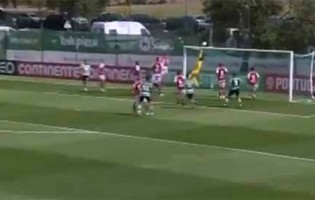 Rogério Santos faz sequência de defesas vistosas – Sporting CP sub-23 1-0 SC Braga sub-23