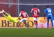 Amir Abedzadeh defende penalti de forma espetacular além de outras intervenções – SC Braga 2-2 CS Marítimo