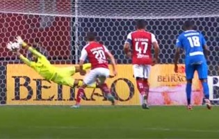 Amir Abedzadeh defende penalti de forma espetacular além de outras intervenções – SC Braga 2-2 CS Marítimo