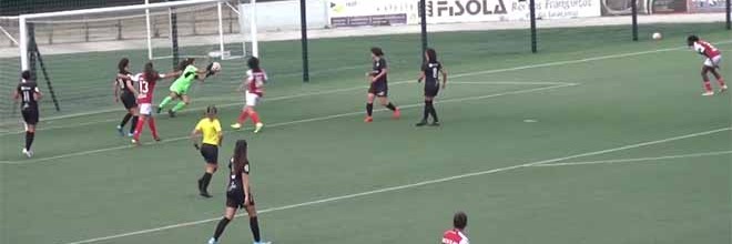 Diana Oliveira evita mais golos em diversas ocasiões – Albergaria 0-3 SC Braga