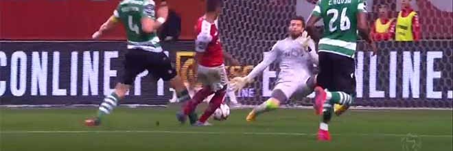 Luís Maximiano aparece em três defesas – SC Braga 1-0 Sporting CP