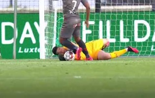 Marco Rocha impede terceiro golo após intervenção incompleta – CD Santa Clara 3-2 SC Braga