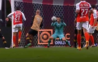 Marco Rocha impede golos em várias ocasiões – SC Braga 0-1 CD Santa Clara