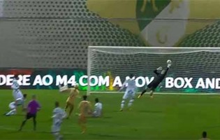 Mateus Pasinato intervém após sofrer golo do meio-campo – Moreirense FC 1-1 Boavista FC
