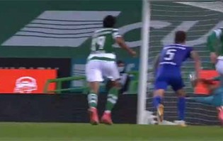 Stanislav Kritciuk defende grande penalidade – Sporting CP 2-2 Belenenses SAD