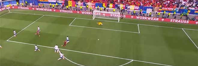 Mike Maignan aparece em várias defesas e Koen Casteels resvala remate – França 1-0 Bélgica (Euro’2024)