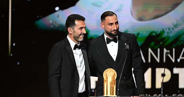 Gianluigi Donnarumma vence segundo Troféu Yashin na Bola de Ouro’2025